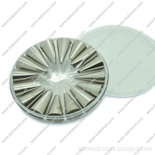 Fashion Stainless steel cake decorating tips set